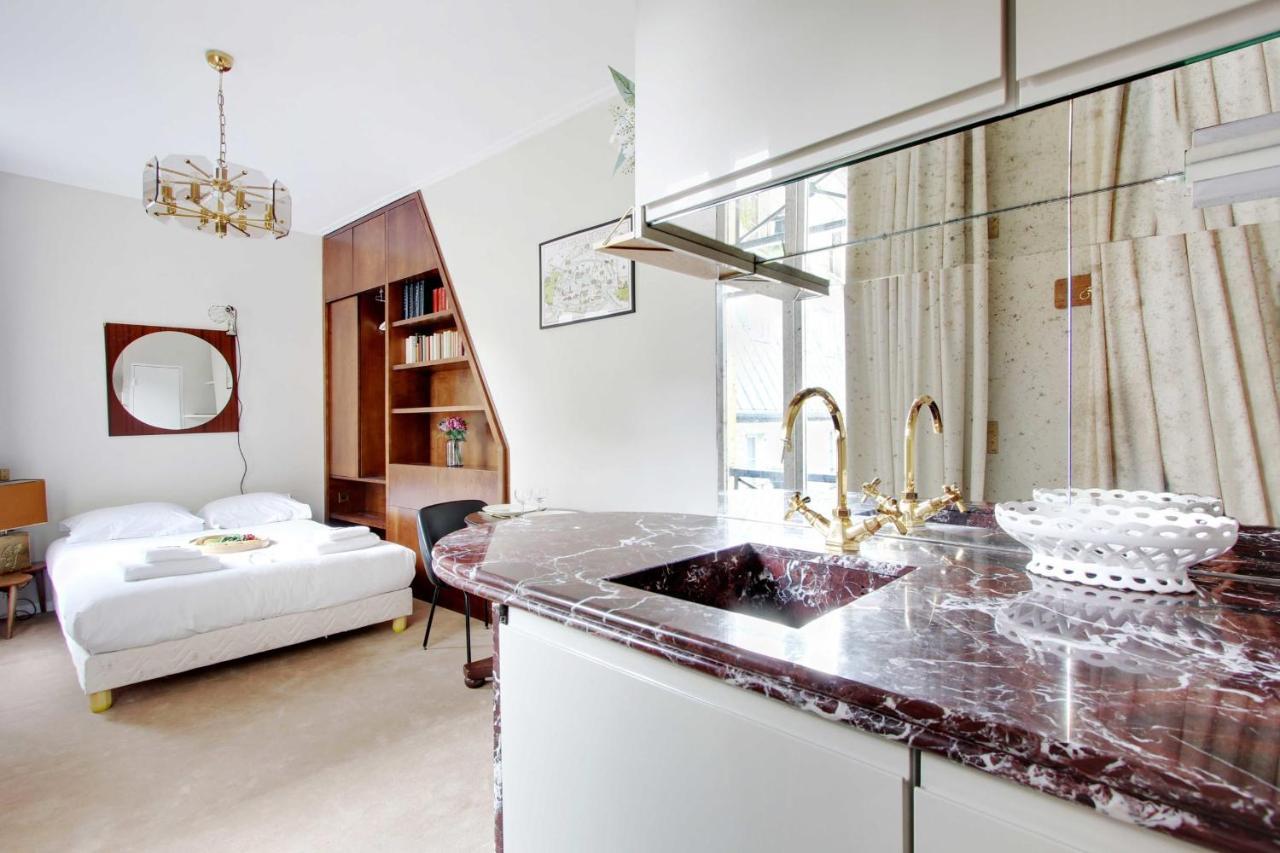 Ferienwohnung Cozy Studio - 2P - Le Marais Paris Exterior foto